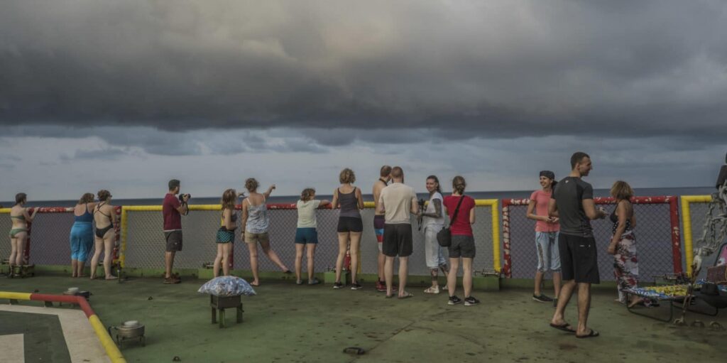 Formation de petites tornades 