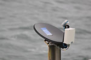 Micro Rain Radar used to monitor precipitation continuously throughout the expedition